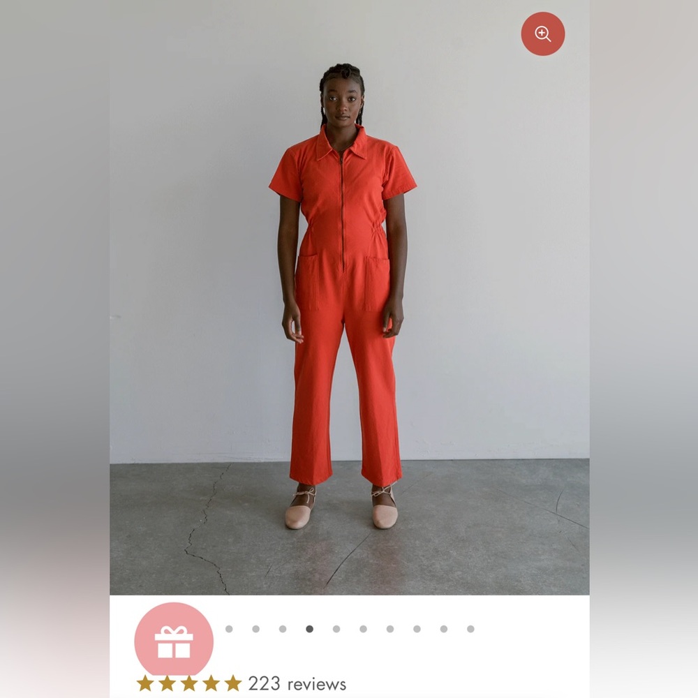 Noble Utility Jumpsuit in Paprika